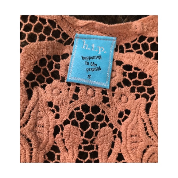 2/$10 Crochet cover up summertime bohemian crop - Picture 4 of 6